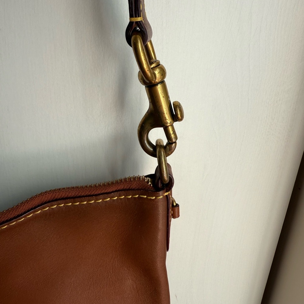 Coach 1941 Duffle 20 Saddle Leather with Brass Hardware EUC - Picture 4 of 8